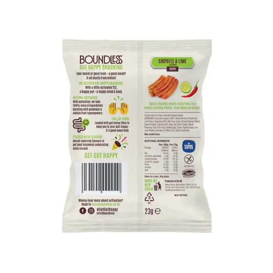 Boundless Chipotle & Lime Chips 23g