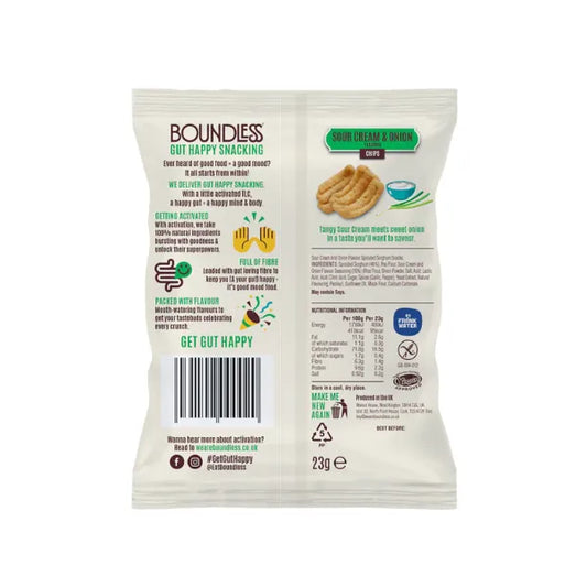 Boundless Sour Cream & Onion Chips 23g