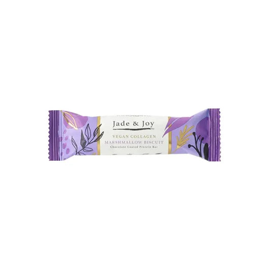 Jade & Joy Vegan Collagen Marshmallow Biscuit Protein Bar 50g