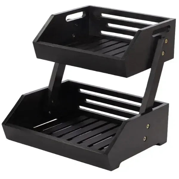 🎁 2 Tier Snack Display Rack - Black (100% off)