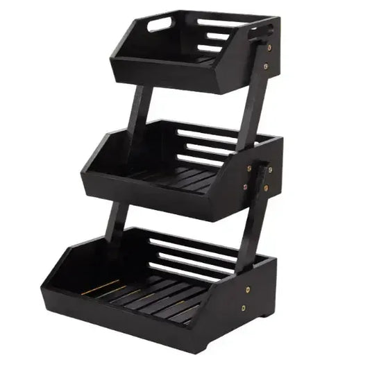 🎁 3 Tier Snack Display Rack - Black (100% off)