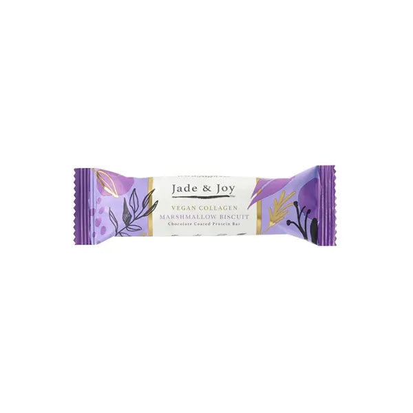 Jade & Joy Vegan Collagen Marshmallow Biscuit Protein Bar 50g