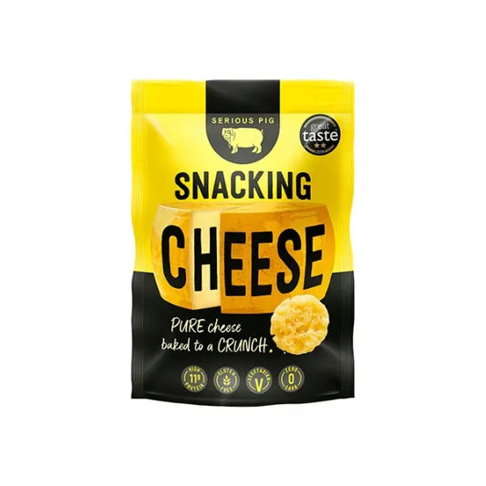 Serious Pig Crunchy Snacking Cheese with Caramlised Onion 24g