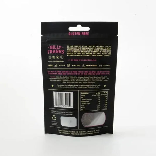 Billy Franks British Beef Jerky Teriyaki 30g x 3