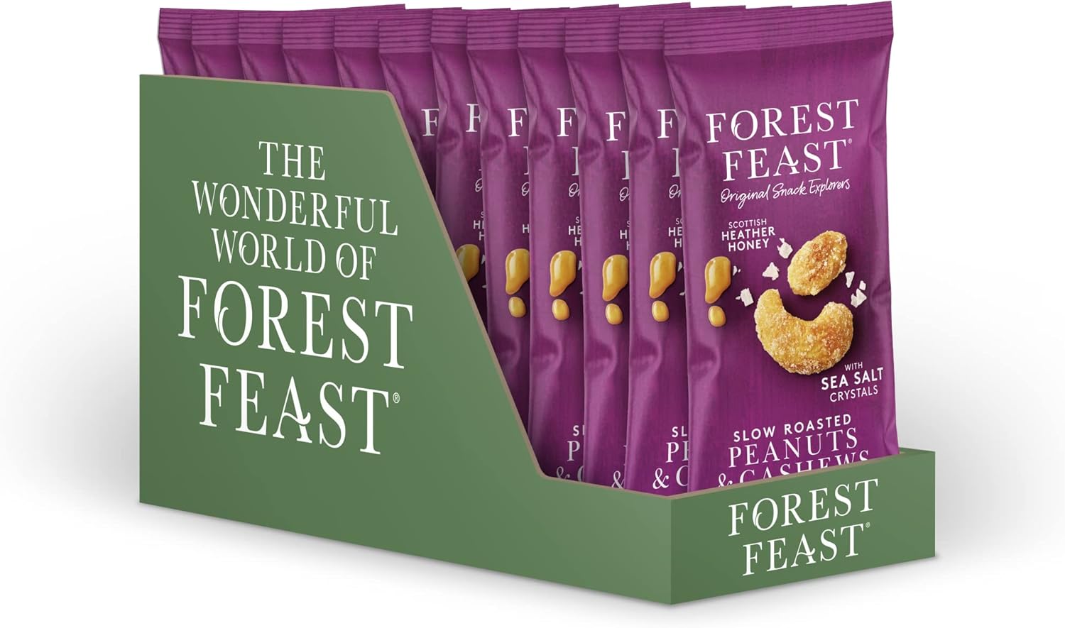 Forest Feast Heather Honey & Sea Salt Peanuts & Cashews 40g