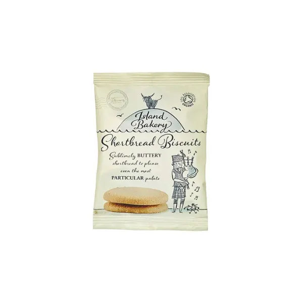 Pack of Island Bakery Shortbread Biscuits on a white background