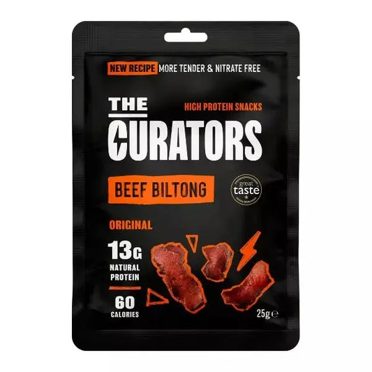 The Curators Original Beef Biltong 25g pack