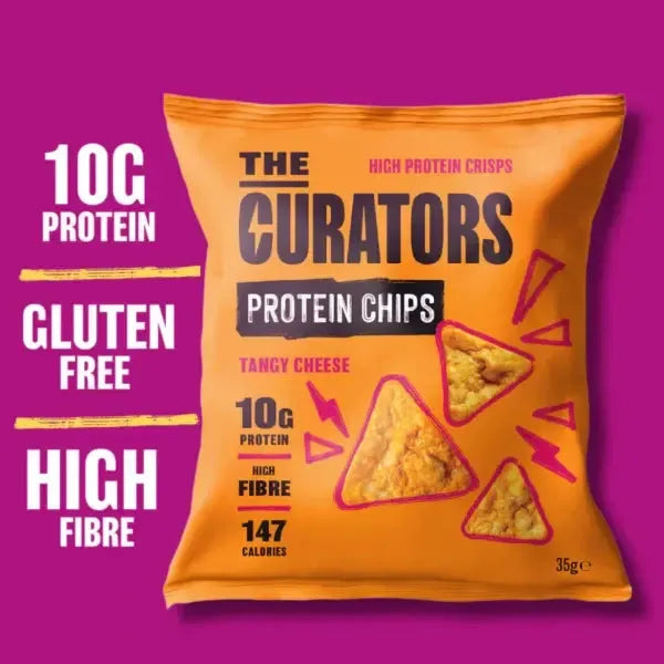 The Curators Tangy Cheese Protein Chips 35g